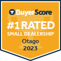 Buyerscore Award Top Small Sized Dealership In Otago 2023